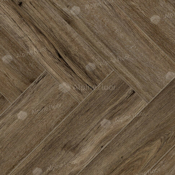 Alpine Floor Herringbone LF102-10 Дуб Бордо