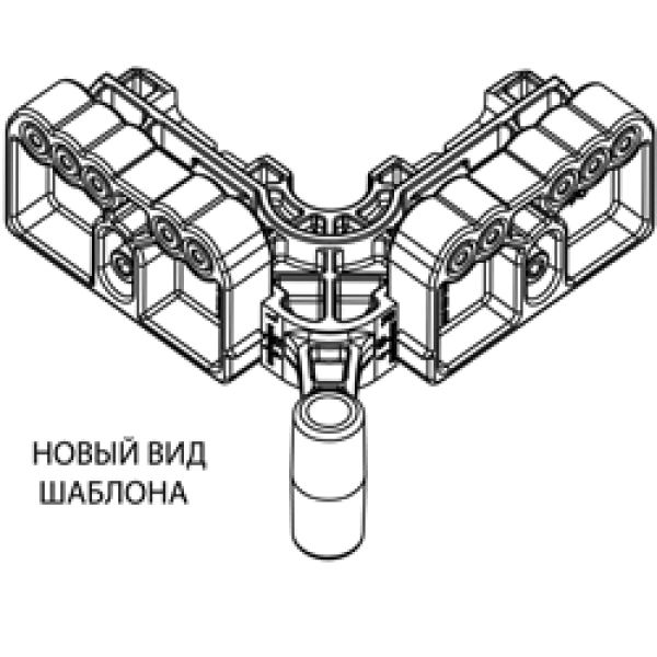 Шаблон на створку - 12/22 d 3мм VORNE-2