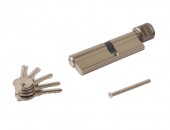 Цилиндр профильный ELEMENTIS  55(ключ)/45(ручка D), никелированный