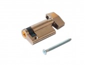 Цилиндр профильный MAXBAR с плоской ручкой 848/K 10-40, никелированный