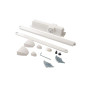 Доводчик dormakaba  TS-90 Impulse EN3/4, Белый RAL9016 с тягой