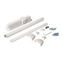 Доводчик dormakaba  TS-90 Impulse EN3/4, Белый RAL9016 с тягой