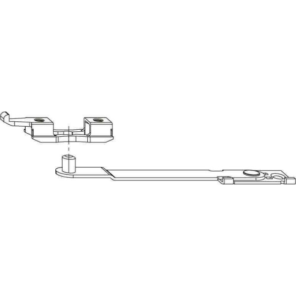 Фиксатор поворота створки на 90° (2 части)-8