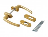 Гарнитур для балконной двери Rotoline золото матовое/песочное золото (228294)