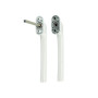 Гарнитур нажимной RotoLine Patio, 200 мм, штифт 135, белый