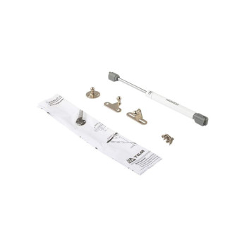Газовый подъемник мебельный Firmax 50N 1,6-2,5кг (комплект из 4 частей + саморезы), белый