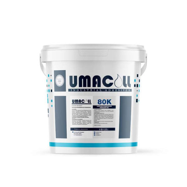 Клей UMACOLL 80K, ведро 35 кг
