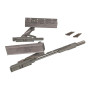 Комплект ходовых механизмов с демпфером, Alversa PS ALU, 160 кг, левый