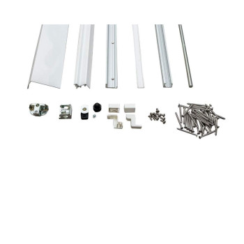 Комплект направляющих  Alu-HKS, 931-1280/2630, белый 230563