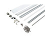 Комплект направляющих  Alu-HKS, 931-1280/2630, белый 230563