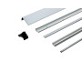 Комплект направляющих PSK COMFORT GR107/240, серебристый - PMPJ1110-L25011