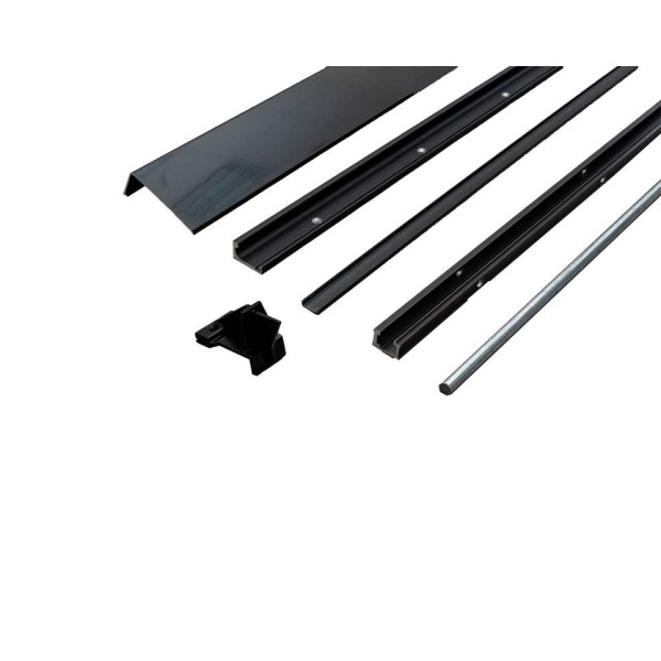 Комплект направляющих PSK COMFORT GR87/200, коричневый RAL8022 - PMPJ1100-512011-5