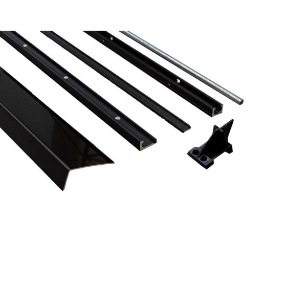 Комплект направляющих PSK COMFORT GR87/200, коричневый RAL8022 - PMPJ1100-512011-4