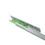Комплект направляющих Push-to-Open скрытого монтажа Firmax Smartline, L=250мм, полного выдвижения, для ЛДСП 16 мм, (2 направляющие + 2 крепления)
