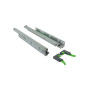 Комплект направляющих Soft-Close скрытого монтажа Firmax Smartline, L=400мм, полного выдвижения, для ЛДСП 16 мм с доводчиком, (2 направляющие + 2 крепления)