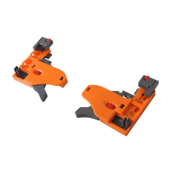 Комплект направляющих Push-to-Open скрытого монтажа Firmax 3D Control  L=550мм, полного выдвижения, для ЛДСП 16мм, 3д регулировка (2 направляющие + 2 крепления)-1