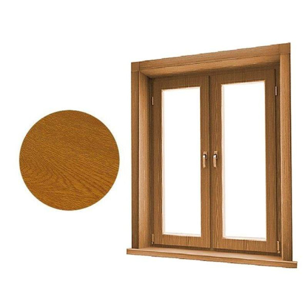 Комплект откосов Qunell 300х1800х1800мм золотой дуб (Renolit 2178-001)-4