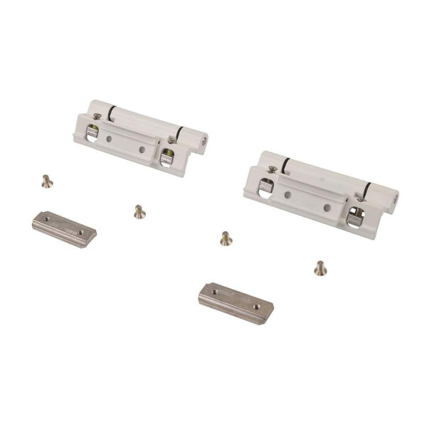Комплект петель фрамужных Alu 540, клемма 1, V.02, 130 кг, белый R07.2, 728719, 2 шт.-2