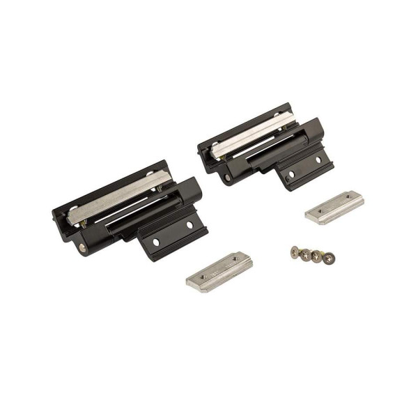 Комплект петель фрамужных Alu 540, клемма 1, V.02, 130 кг, черный R06.2, 728718, 2 шт.-3