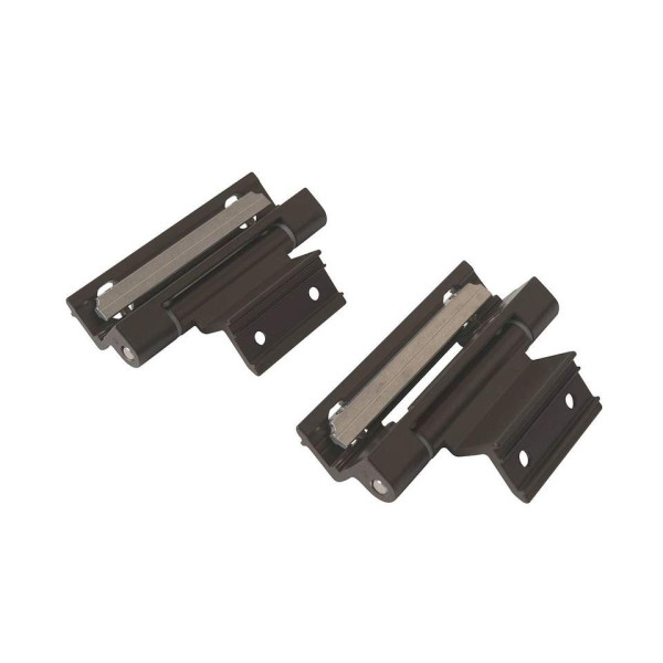 Комплект петель фрамужных Alu 540, клемма 1, V.02, 130 кг, коричневый R05.4, 728717, 2 шт.-2