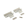 Комплект петель фрамужных Alu 540, клемма 1, V.02, 130 кг, серебро R01.5, 728716, 2 шт.