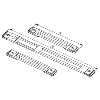 Комплект планок ответных для многозапорного замка (3016.20 + 3017.20)