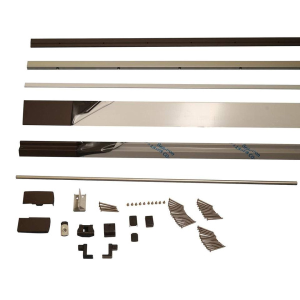Комплект шин Patio Alversa ALU, 1081-1280/2630 мм, темная бронза R05.4-1