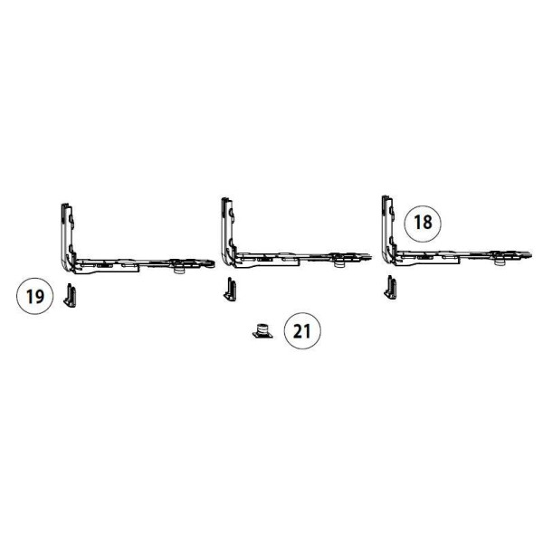 Комплект запорных элементов Patio 160S ALU D10-5