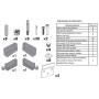 Корпус навесной 30*34*96 высокий, 2 полки