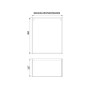 Корпус навесной 60*34*96 высокий
