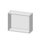 Корпус навесной 90*34*72