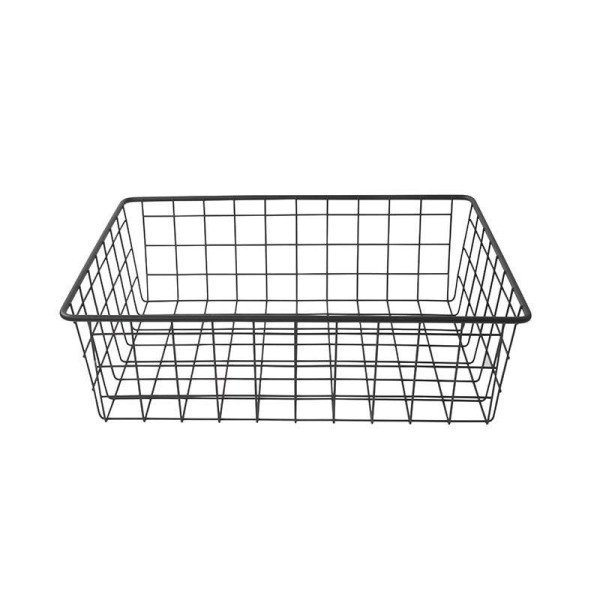 Корзина сетчатая 300х400 мм, H-120 мм, черный муар-1