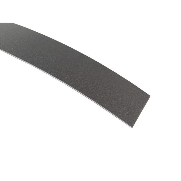 Кромка ABS ALPHA-TAPE Metallica 23х1 мм, одноцветная, без защитной пленки, черный Metaldeco-2