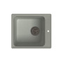 Мойка врезная GF-QUARZ (Z17) 42х48см, цвет серый, кварц