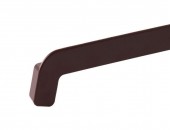 Накладка НСЛ BAUSET MDN торцевая 2-х сторонняя 25/380 мм коричневая