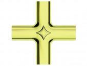 Накладка декоративная крестовая Germanella золото