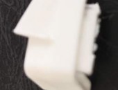 Накладка торцевая для профиля покрытия створок(FP-16), левая, цвет белый