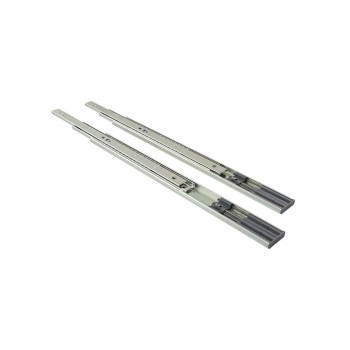 Направляющие шариковые Firmax Soft-Close полного выдвижения, H=45 мм, L=600 мм, цинк (2 части), толщина 1,2*1,2*1,5мм