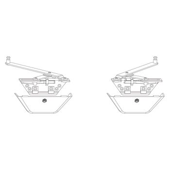 Ножницы откидные для SKB-S/SE, комплект коричневый