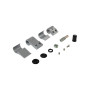 Петля JOCKER ALU 2SK 2-х секционная, межосевое 67, SILVER