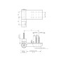 Петля Maxbar KT-EV наплав 18-23мм, Белый RAL9016