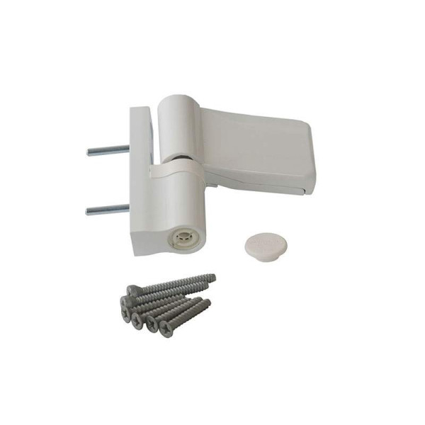 Петля Maxbar KT-N наплав 15-20мм Белый RAL9016-2