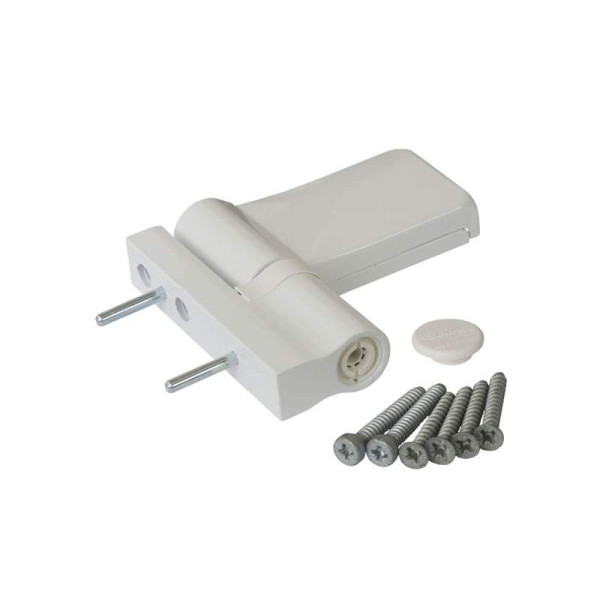 Петля Maxbar KT-V 6R наплав 18-23мм Белый RAL9016-1