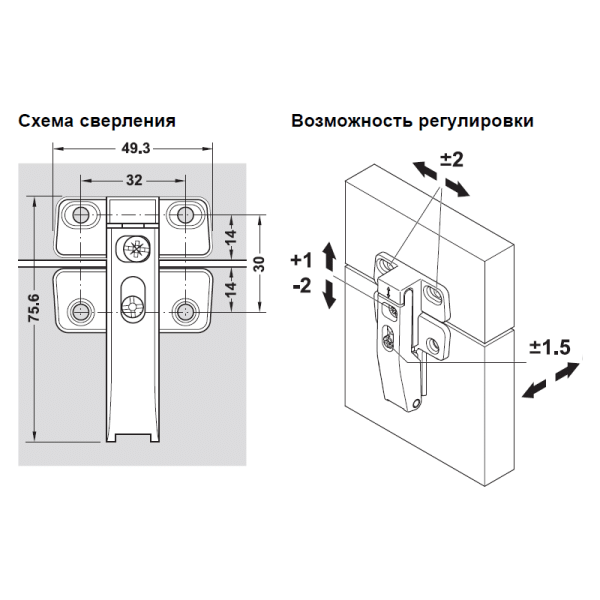 Петля центральная для Huwilift Fold / Senso / Free Fold-1