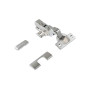 Петля для вкладных дверей Firmax Smartline, Clip On, Soft-Close,угол открывания 105°, 45 мм, 35 мм чашка