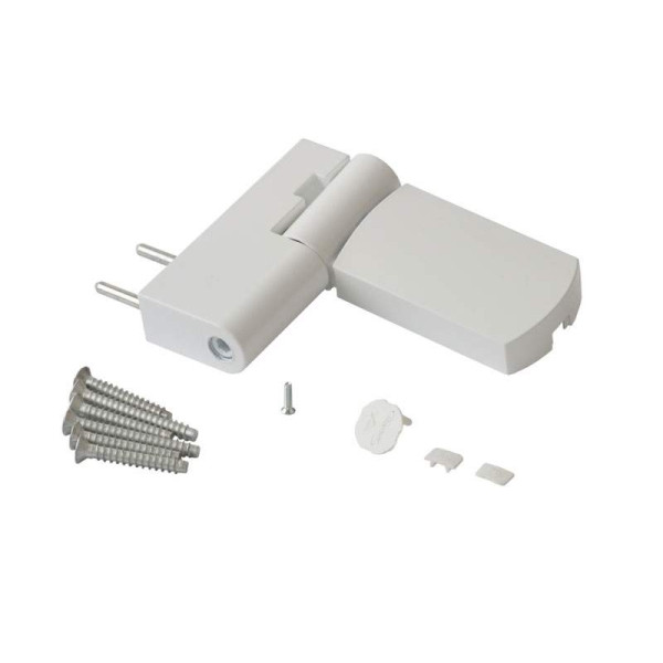 Петля дверная Maxbar PS27 (23-26,5/105-42) RAL9016 E, Белый-4