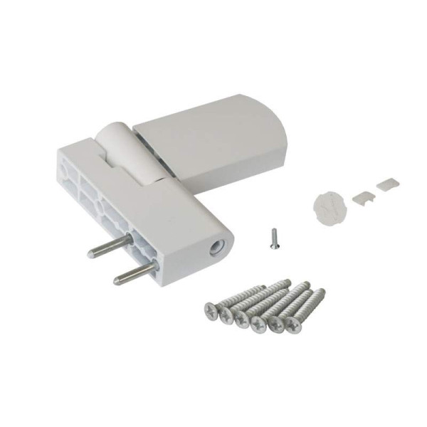 Петля дверная Maxbar PS27 (23-26,5/105-42) RAL9016 E, Белый-2