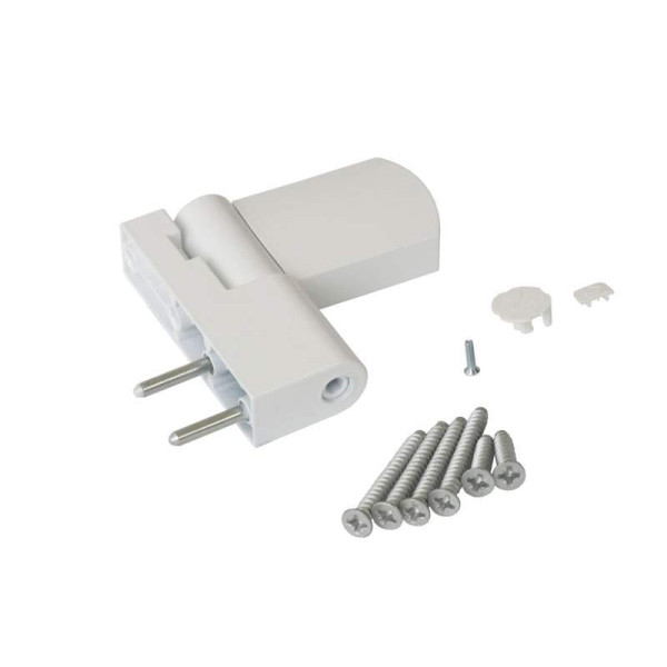 Петля дверная Maxbar PS 23 (17-20.5/85-31) RAL 9016 E, Белый-1