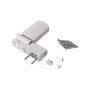 Петля дверная Maxbar PS 27 (14-17,5/105-42) RAL 9016 E, Белый