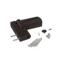 Петля дверная Maxbar PS27 (23-26,5/105-42)  RAL8077 E, Коричневый RAL8077